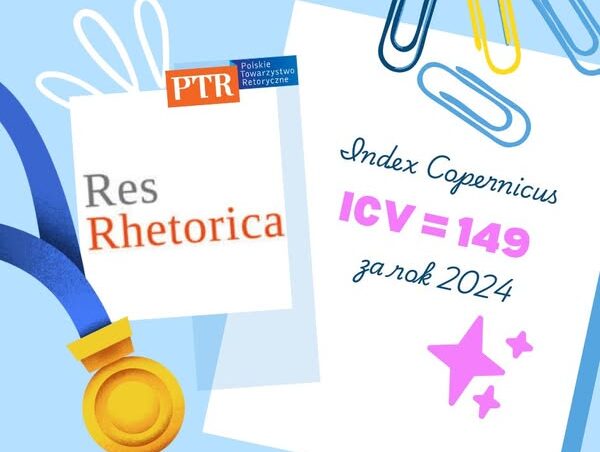 Index Copernicus „Res Rhetorica”: 149!