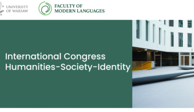 Zaproszenie na 4th International Humanities–Society–Identity Congress: Re-Action(s) [Warszawa]